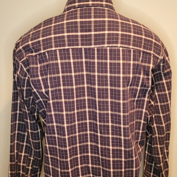 Woolrich Flannel Size XL Blue - Picture 3 of 6